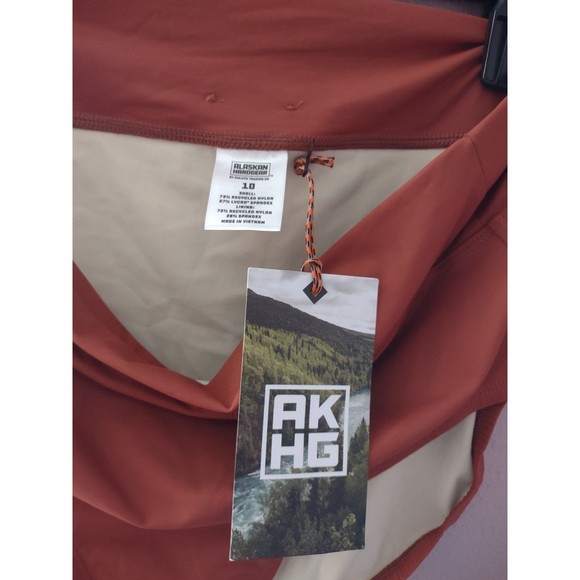 NWT Duluth Trading Co. AKHG Lost Lake Control Top Bikini Bottom Size 10 - Picture 4 of 10